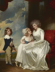 Henrietta, Contessa di Warwick, e i Suoi Figli